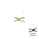 P&Bhusri S7-S-LGD-N-DO Daphne's Branch Small Towel Warmer in PVD Polished Luxury Gold