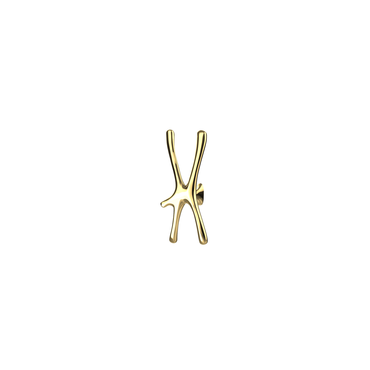 P&Bhusri S7-S-LGD-SC Daphne's Branch Small Towel Warmer in PVD Polished Luxury Gold