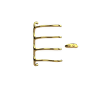 P&Bhusri S8-M-24K-XA Tuscany Glimmer Towel Warmer in PVD 24K Gold