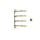 P&Bhusri S8-M-24K-XM Tuscany Glimmer Towel Warmer in PVD 24K Gold