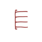 P&Bhusri S8-M-ARD-SC Tuscany Glimmer Towel Warmer in Amber Red