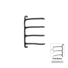 P&Bhusri S8-M-BBN-N Tuscany Glimmer Towel Warmer in PVD Brushed Black Nickel