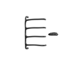 P&Bhusri S8-M-BBN-XA Tuscany Glimmer Towel Warmer in PVD Brushed Black Nickel