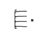 P&Bhusri S8-M-BBN-XM Tuscany Glimmer Towel Warmer in PVD Brushed Black Nickel