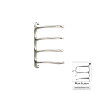 P&Bhusri S8-M-BNI-N Tuscany Glimmer Towel Warmer in PVD Brushed Nickel