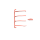 P&Bhusri S8-M-BPK-XA Tuscany Glimmer Towel Warmer in Blossom Pink