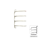 P&Bhusri S8-M-BWG-N Tuscany Glimmer Towel Warmer in PVD Brushed White Gold