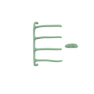 P&Bhusri S8-M-CGR-XA Tuscany Glimmer Towel Warmer in Celadon Green