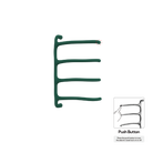 P&Bhusri S8-M-EGR-N Tuscany Glimmer Towel Warmer in Emerald Green