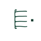 P&Bhusri S8-M-EGR-XM Tuscany Glimmer Towel Warmer in Emerald Green