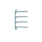 P&Bhusri S8-M-FBL-SC Tuscany Glimmer Towel Warmer in Frost Blue