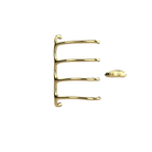P&Bhusri S8-M-LGD-XA Tuscany Glimmer Towel Warmer in PVD Polished Luxury Gold