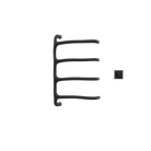 P&Bhusri S8-M-MBL-XM Tuscany Glimmer Towel Warmer in Mist Black