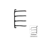 P&Bhusri S8-M-PBN-N Tuscany Glimmer Towel Warmer in PVD Polished Black Nickel