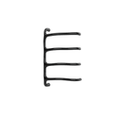 P&Bhusri S8-M-PBN-SC Tuscany Glimmer Towel Warmer in PVD Polished Black Nickel