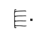 P&Bhusri S8-M-PBN-XM Tuscany Glimmer Towel Warmer in PVD Polished Black Nickel