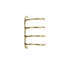 P&Bhusri S8-M-PBR-SC Tuscany Glimmer Towel Warmer in PVD Polished Brass