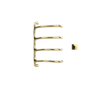 P&Bhusri S8-M-PBR-XM Tuscany Glimmer Towel Warmer in PVD Polished Brass
