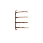 P&Bhusri S8-M-RGD-SC Tuscany Glimmer Towel Warmer in PVD Polished Rose Gold