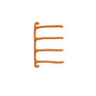P&Bhusri S8-M-SOR-SC Tuscany Glimmer Towel Warmer in Sienna Orange