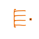 P&Bhusri S8-M-SOR-XM Tuscany Glimmer Towel Warmer in Sienna Orange
