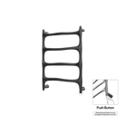 P&Bhusri S9-M-BBN-N Verona Towel Warmer in PVD Brushed Black Nickel