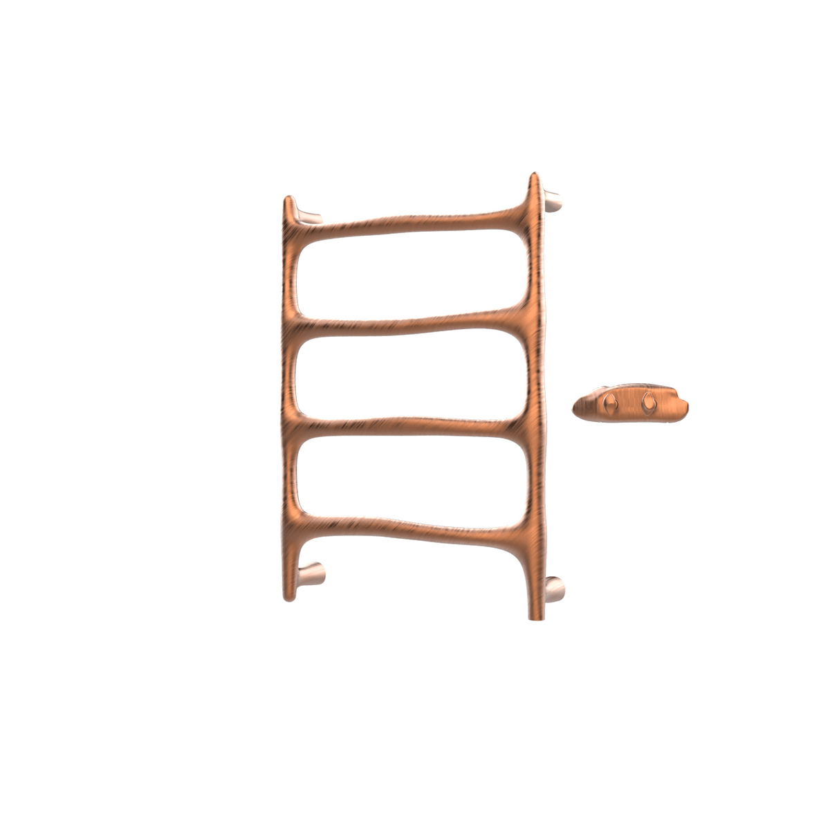 P&Bhusri S9-M-BRG-XA Verona Towel Warmer in PVD Brushed Rose Gold