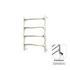 P&Bhusri S9-M-BWG-N Verona Towel Warmer in PVD Brushed White Gold
