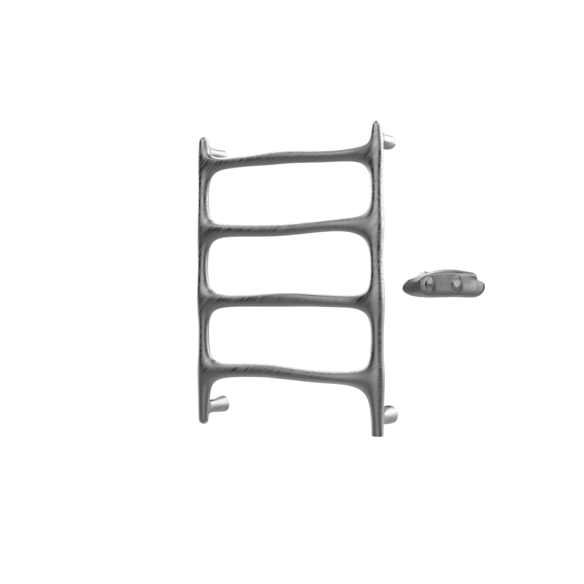 P&Bhusri S9-M-GML-XA Verona Towel Warmer in PVD Gun Metal