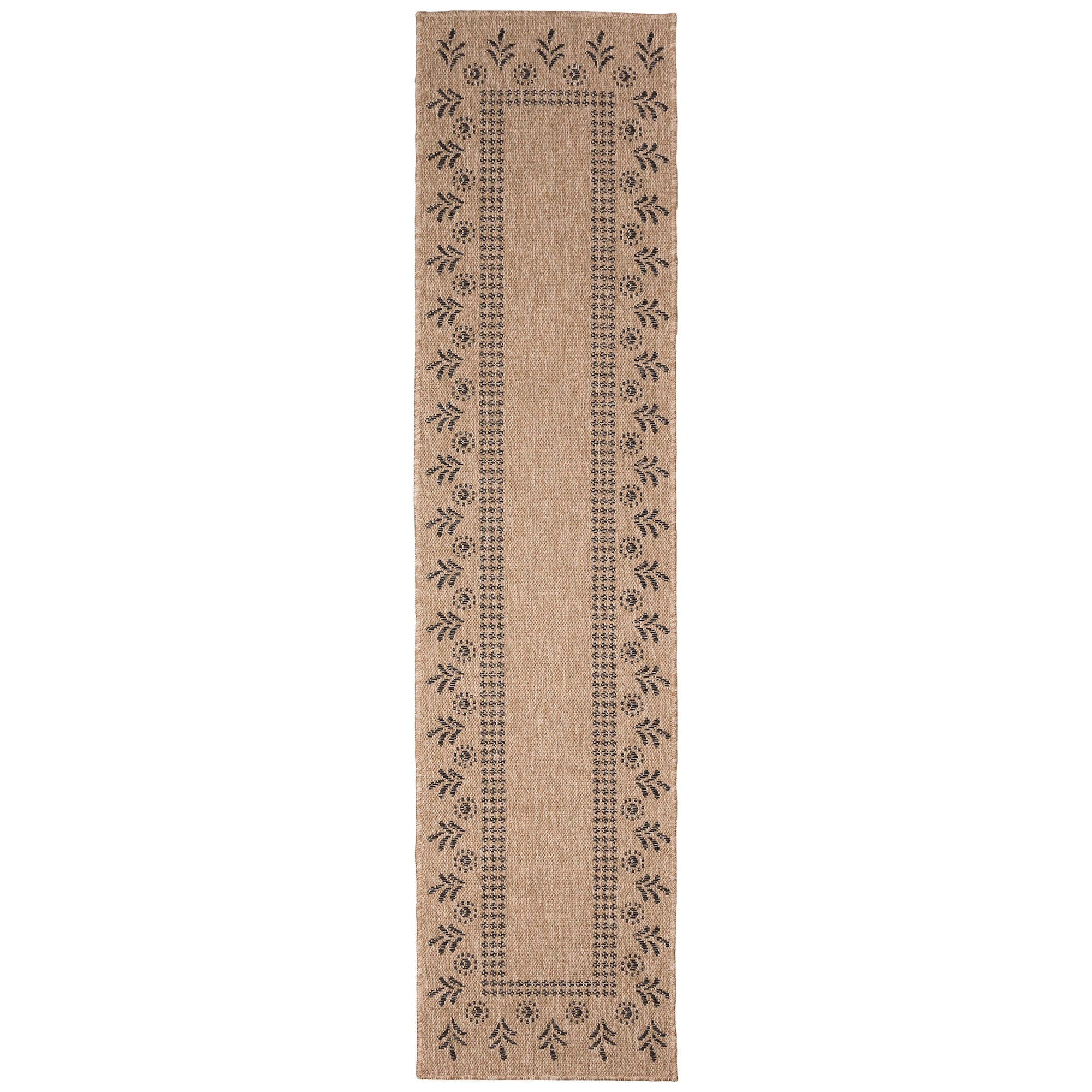 Sahara Block Print Border Natural