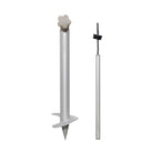 Simple installation and strong hold make this anchor ideal for outdoor settings.