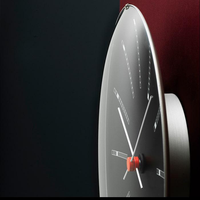 Arne Jacobsen Clocks 43646 Bankers Wall Clock in Black