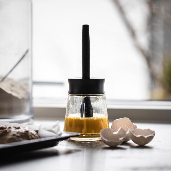 Rosendahl 16097 Grand Cru Marinade Glass with Brush in Black