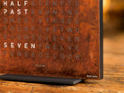 QLOCKTWO T4BLRT QLOCKTWO EARTH 13.5 Creator's Edition Rust