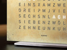 QLOCKTWO T4SSG QLOCKTWO EARTH 13.5 Creator's Edition Silver & Gold