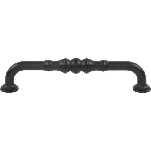 Top Knobs TK3433BLK Bayridge Pull in Flat Black