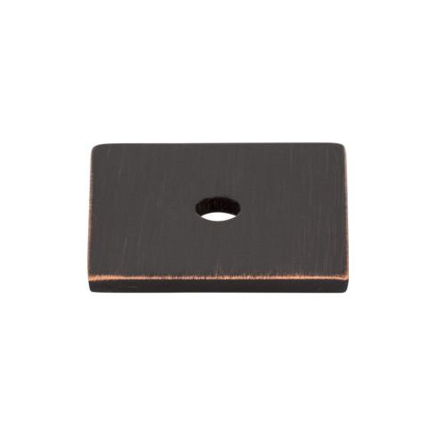 Top Knobs - TK94TB - Square Backplate - Sanctuary - Tuscan Bronze