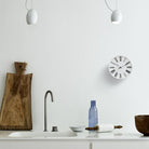 Arne Jacobsen Clocks 43632 Roman Wall Clock in White/Black