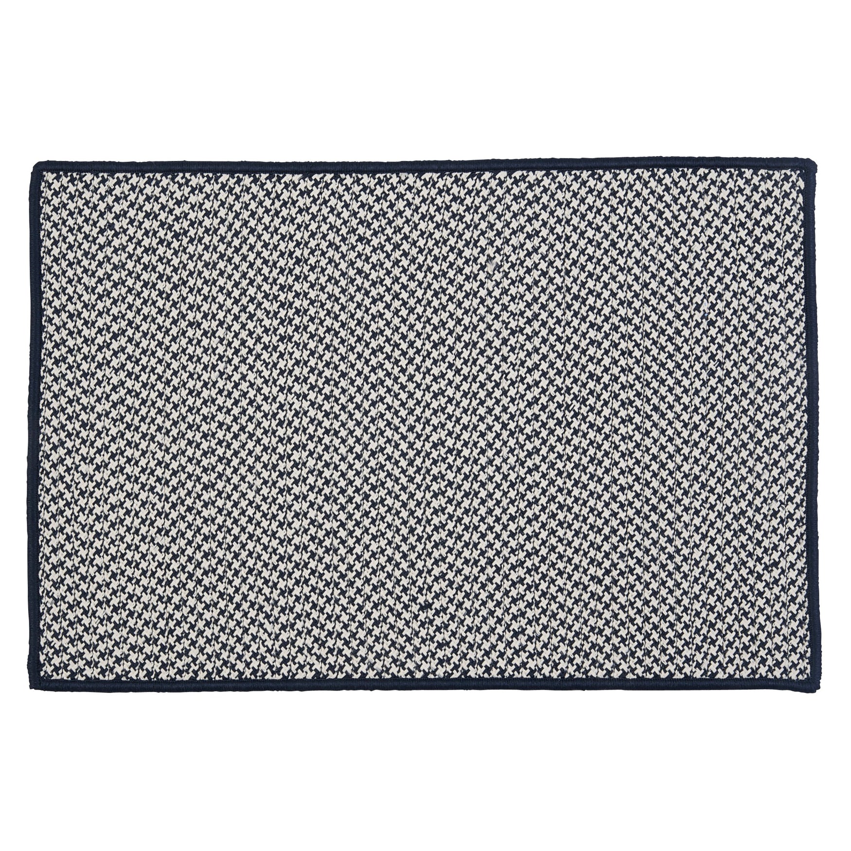 Houndstooth Doormats Navy TT60