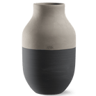 Kähler 690149 Omaggio Circulare Vase in Anthracite Grey