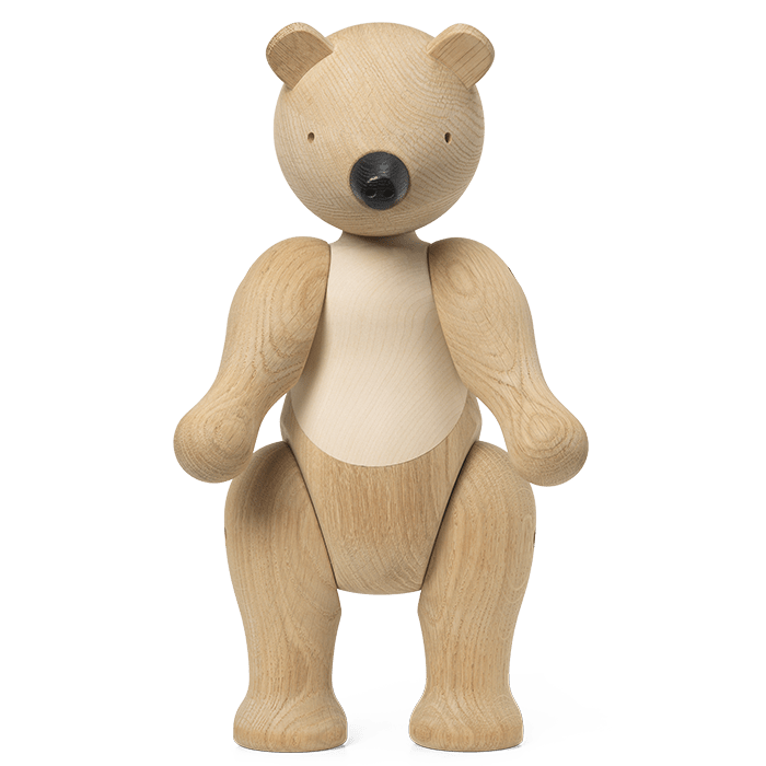 Kay Bojesen 39537 Bear Wooden Figurine in Oak/Maple