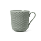 Lyngby Porcelæn 201840 Rhombe Earth Mug in Moss