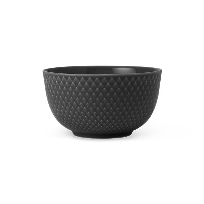 Lyngby Porcelæn 201830 Rhombe Earth Bowl in Slate