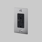 Buster + Punch - 1G Combination Duplex Outlet and USB - A + C Charger - NSC-073814 | The Rug District