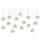 Currey and Company - Crystal Linear Multi Pendant - 9000-0671 | The Rug District