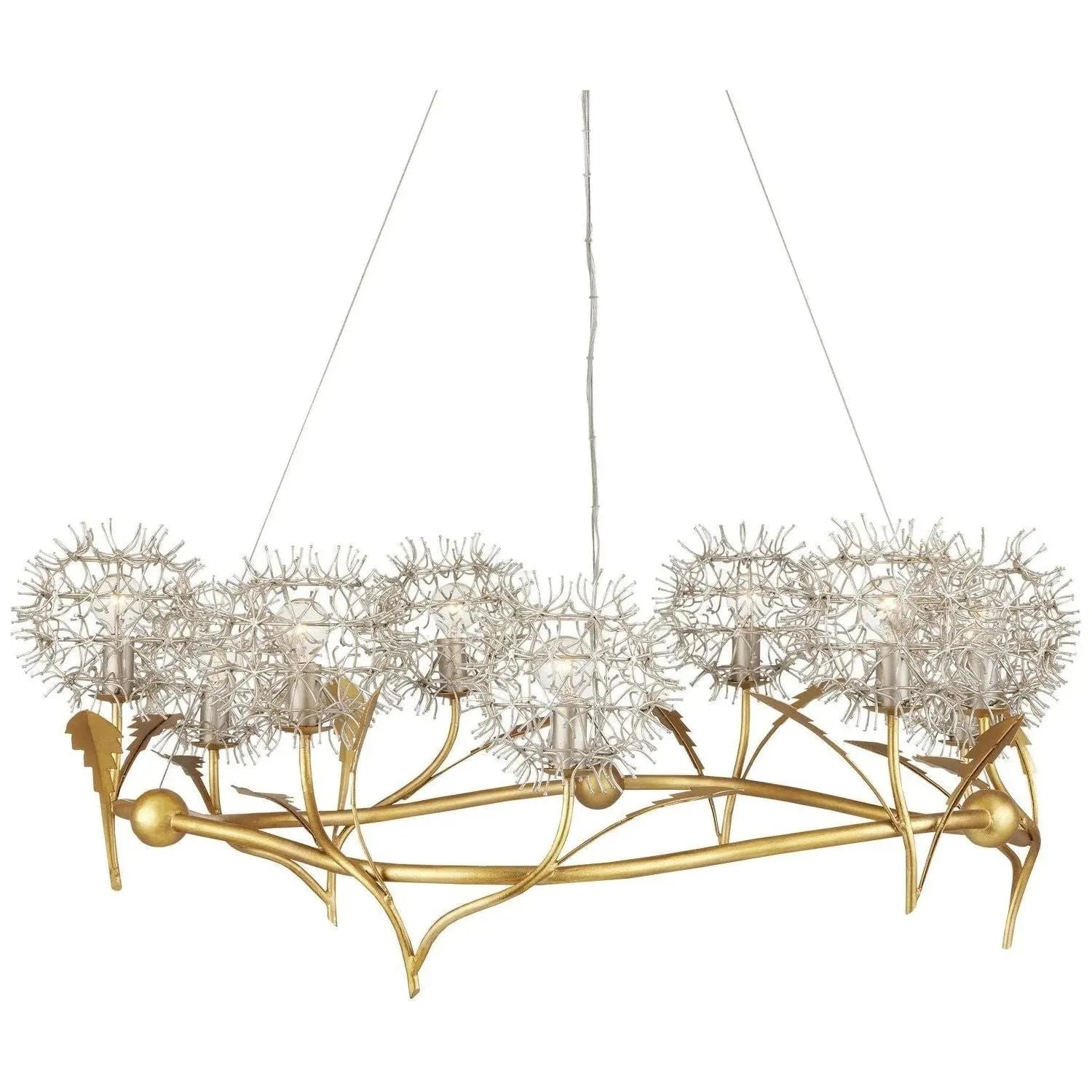 Currey and Company - Dandelion Chandelier - 9000-1080 | The Rug District