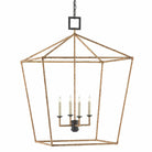 Currey and Company - Denison Rattan Lantern - 9000-0871 | The Rug District