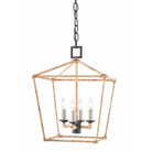 Currey and Company - Denison Rattan Lantern - 9000-0873 | The Rug District