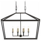 Currey and Company - Denison Rectangular Lantern - 9000-0289 | The Rug District