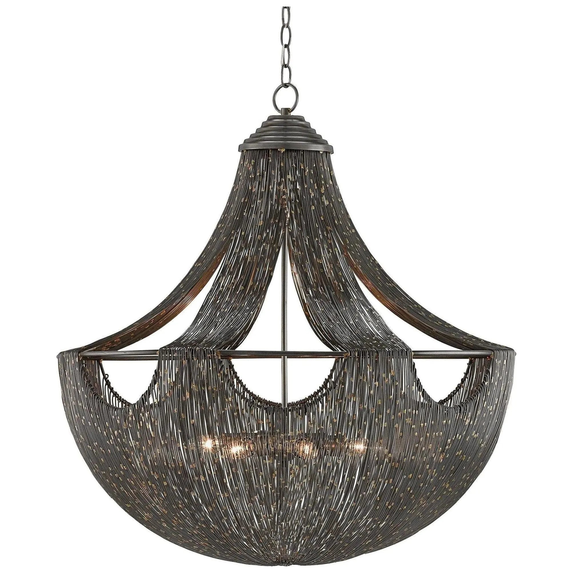 Currey and Company - Eduardo Chandelier - 9000-0018 | The Rug District